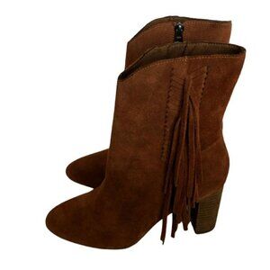 Charles by Charles David Boulder Brown Fringe Boot 7.5